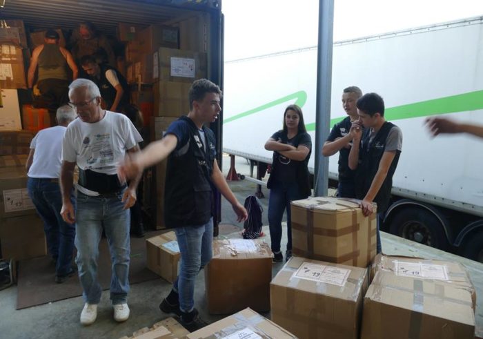 Conteneur humanitaire avec Vendée-Burkina - 1e bac pro logistique